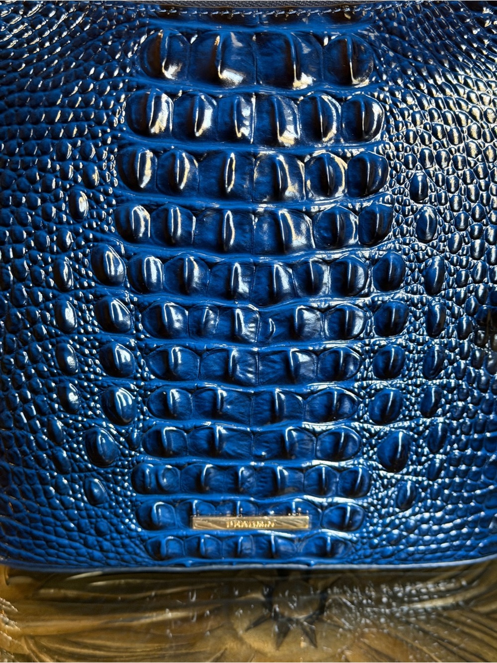 Brahmin Katie Anchor Croc-Embossed Crossbody Bag - Picture 4 of 16